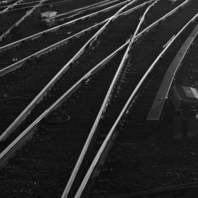 Track work in the time of separation: He goes about his day as he normally would