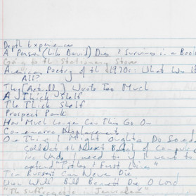 Titles & First Lines