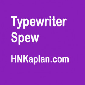 Typewriter spew
